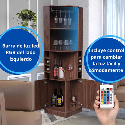 Cantina Esquinero Puertas Entrepaños Porta Copas Botellas
