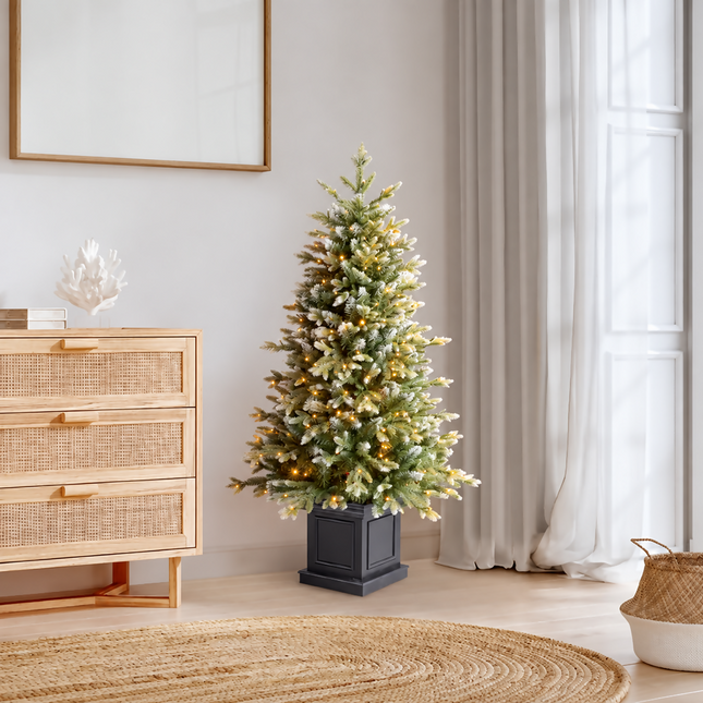Árbol Pre-Iluminado en Maceta 1.3m con 220 Luces Radiant Micro LED