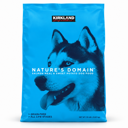 Kirkland Signature Nature's Domain Alimento para Perro con Salmón y Camote 15.87kg