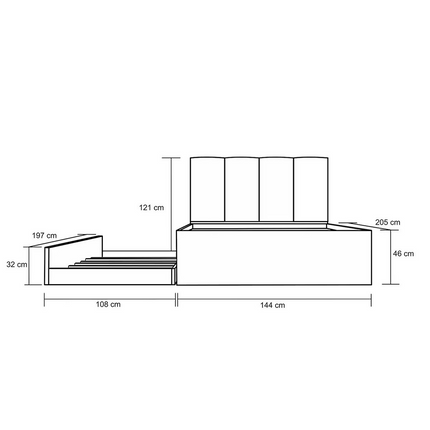 Sofa Cama Base Doble, Skanor Muebles, Fosso
