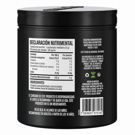 Creatina Monohidratada Birdman 600 g
