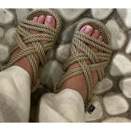 Lounger sandalia con cuerdas suaves hecha a mano de Nomadic state of mind