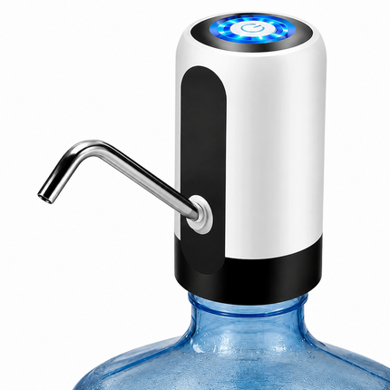 Dispensador de Agua Eléctrico Recargable para Garrafón USB Automático