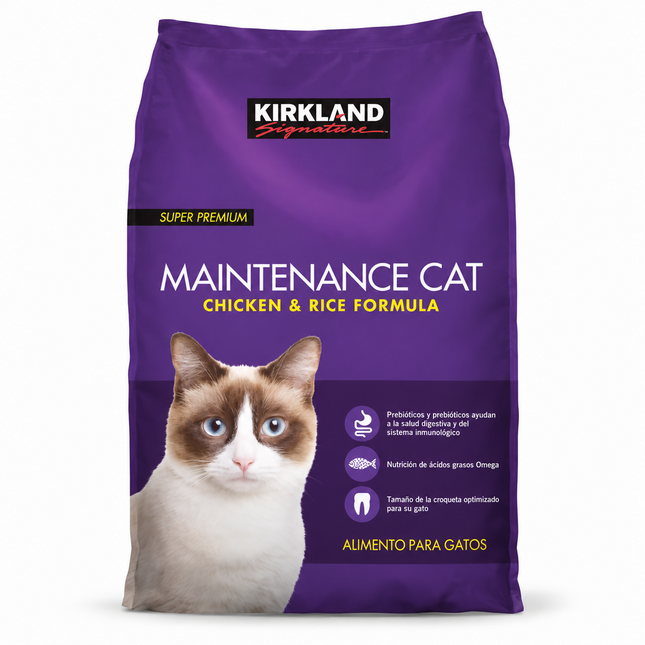 Kirkland Signature Alimento para Gato con Pollo y Arroz 11.3 Kg