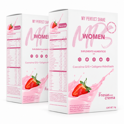 My Perfect Shake Bebida en Polvo Sabor Fresas con Crema 2kg