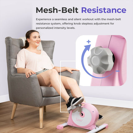 Sunny-health-fitness-Bike-Under-Desk-Smart-Mini-Exercise-Bike-Pink-P2330-05