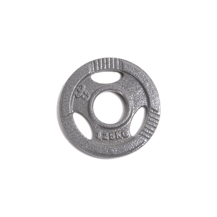 DISCO DE PESO UNIFITNESS PARA BARRA OLÍMPICA UNIFITNESS GRIS 1.25 KG