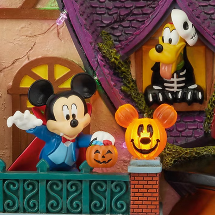 Disney Casa Animada de Halloween con Luces y Música