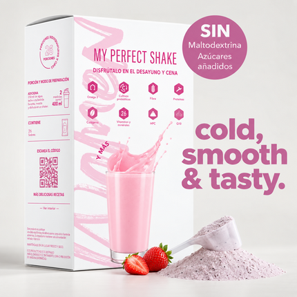 My Perfect Shake Bebida en Polvo Sabor Fresas con Crema 2kg