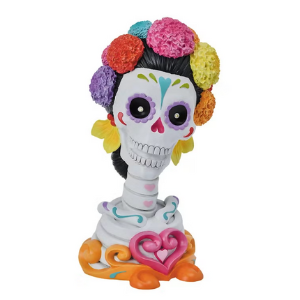 Catrín o Catrina de Día de Muertos y Halloween con Luces LED