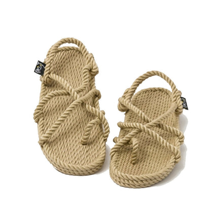 Sandalia mod Kyma de Nomadic con cuerdas suaves color camel