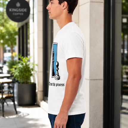 Playera Estampada de Hombre Ajedrez Trust The Process Beloma