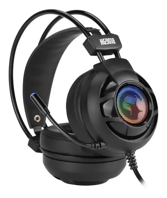 Headset Gamer Marvo Hg9018 Luz Arcoíris Usb Grupo Ebyte