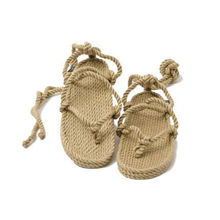 Sandalia tipo Romano de Nomadic con cuerdas suaves, artesanal