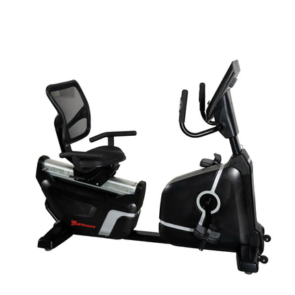 Bicicleta Horizontal Unifitness S-25 Uso Profesional Negro