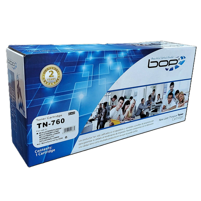 Toner Compatible con TN-760 Brother para L2350 L2550 Generico 3k
