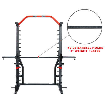 sunny-health-fitness-strength-smith-machine-squat-rack-essential-series-II-SF-XF920021-06