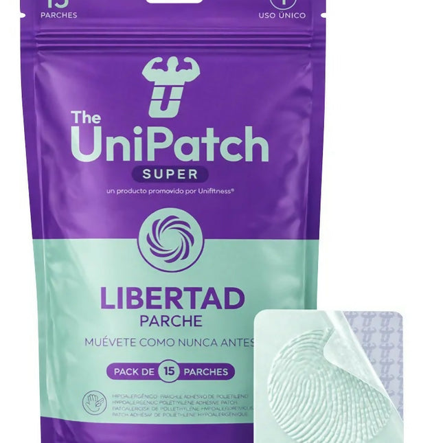 Unipatch Super Libertad Parches Deportivos Unifitness Índigo