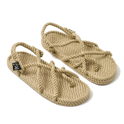 Sandalia mod Kyma de Nomadic con cuerdas suaves color camel