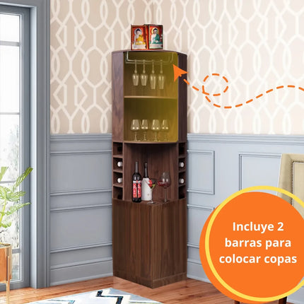 Cantina Esquinero Puertas Entrepaños Porta Copas Botellas
