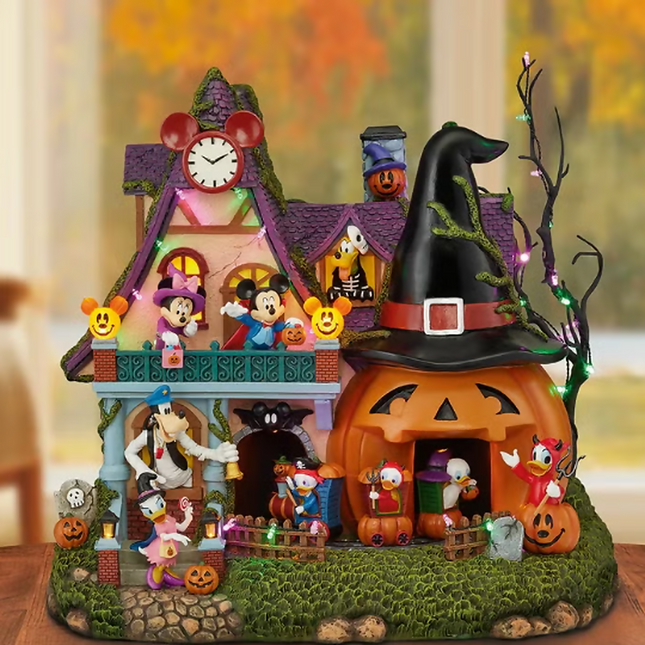 Disney Casa Animada de Halloween con Luces y Música