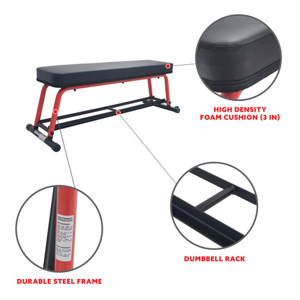 sunny-health-fitness-strength-power-zone-strength-flat-bench-SF-BH6996-03
