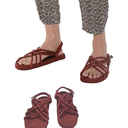 JC color ladrillo de Nomadic con cuerdas suaves hecha a mano