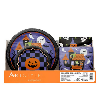 Artstyle Paquete para Fiesta de Halloween 200 pzas