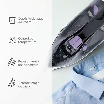 Plancha de vapor antiadherente Daewoo