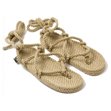 Sandalia tipo Romano de Nomadic con cuerdas suaves, artesanal