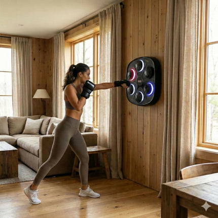 Máquina De Boxeo Inteligente Con Música Marca Unifitness