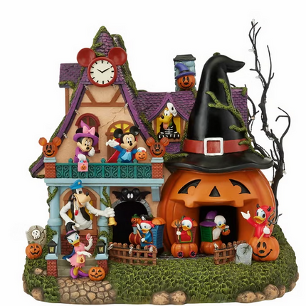 Disney Casa Animada de Halloween con Luces y Música
