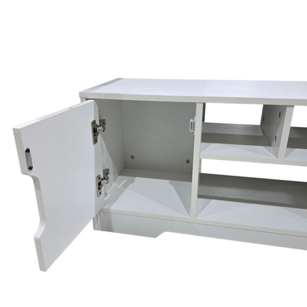 Mueble Para Tv Moderno Estilo Nórdico Con Cajones Y Estantes