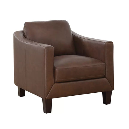 Sillón de Piel Color Cafe SL Furniture Para el Hogar
