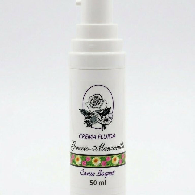 Crema Fluida Geranio-Manzanilla 50 ml | Conie Bogart