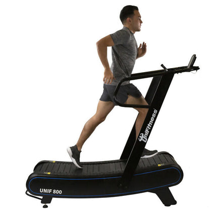 CAMINADORA MECÁNICA CURVA UNIFITNESS 800 DE ALTO RENDIMIENTO