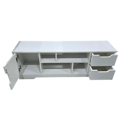 Mueble Para Tv Moderno Estilo Nórdico Con Cajones Y Estantes