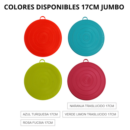 TAPA FLEXIBLE PARA COLADERA 17CM
