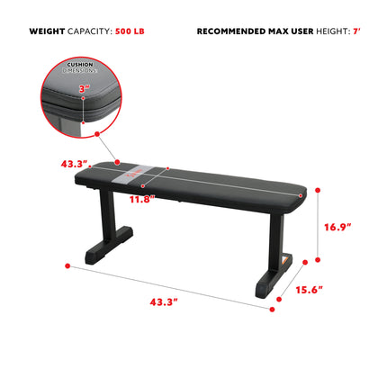 sunny-health-fitness-strength-flat-utility-weight-bench-SF-BH620037-05