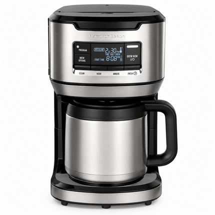 Hamilton Beach Cafetera Programable Front-Fill, 12 Tazas