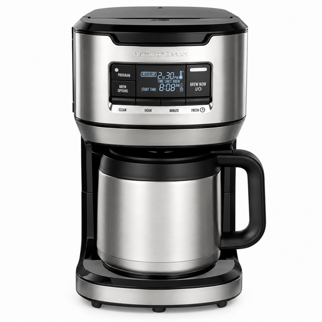 Hamilton Beach Cafetera Programable Front-Fill, 12 Tazas