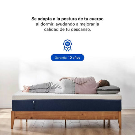 Luuna Colchón Original Memory Foam, Queen Size Comprimido