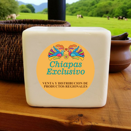 Queso doblé crema de Chiapas fresco