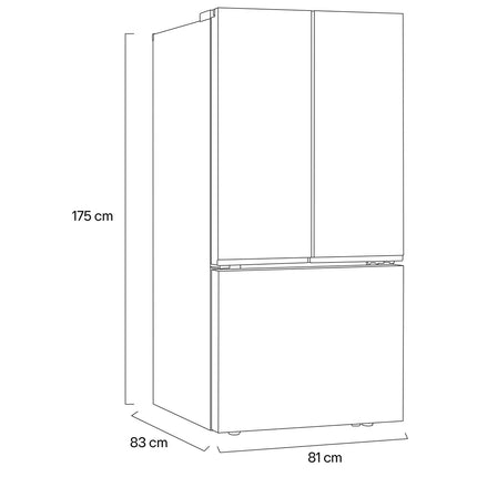 Refrigerador Doméstico LG Plateado Instaview 25 Pies