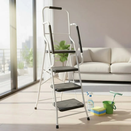 Banco Plegable Escalera 4 Peldaños Antiderrapante