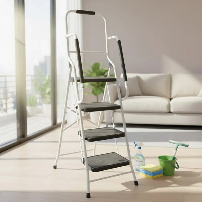Banco Plegable Escalera 4 Peldaños Antiderrapante