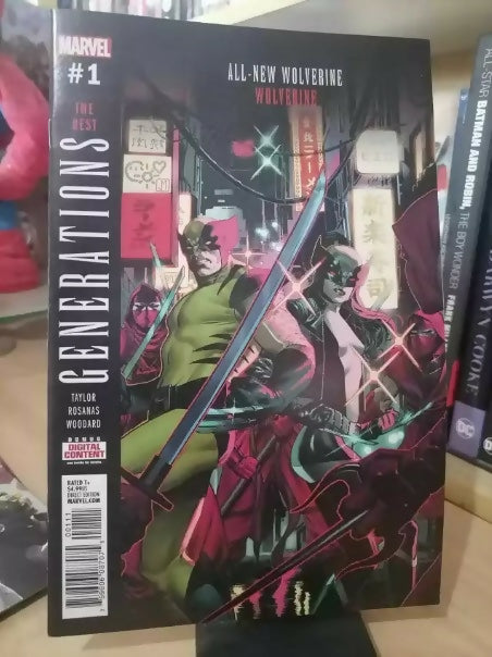 Cómic The Best Generations #1 All-New Wolverine y Wolverine ingles (2017)