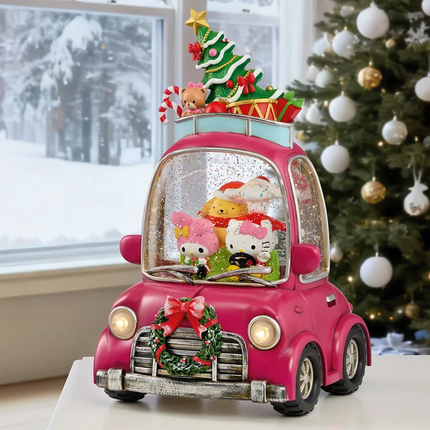 Coche Festivo Giratorio con Luces LED, Varios Modelos