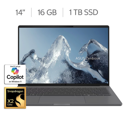 Laptop 14" WUXGA Snapdragon ASUS Zenbook A14