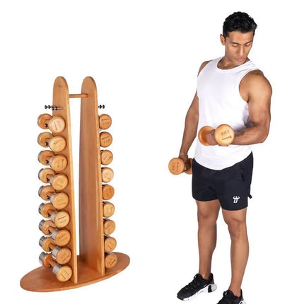 SET DE MANCUERNAS CON ESTANTE UNIFITNESS – UFWF20242